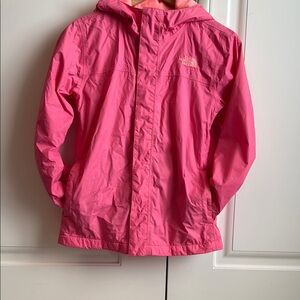 The North Face Pink Raincoat Water-Resistant Jacket